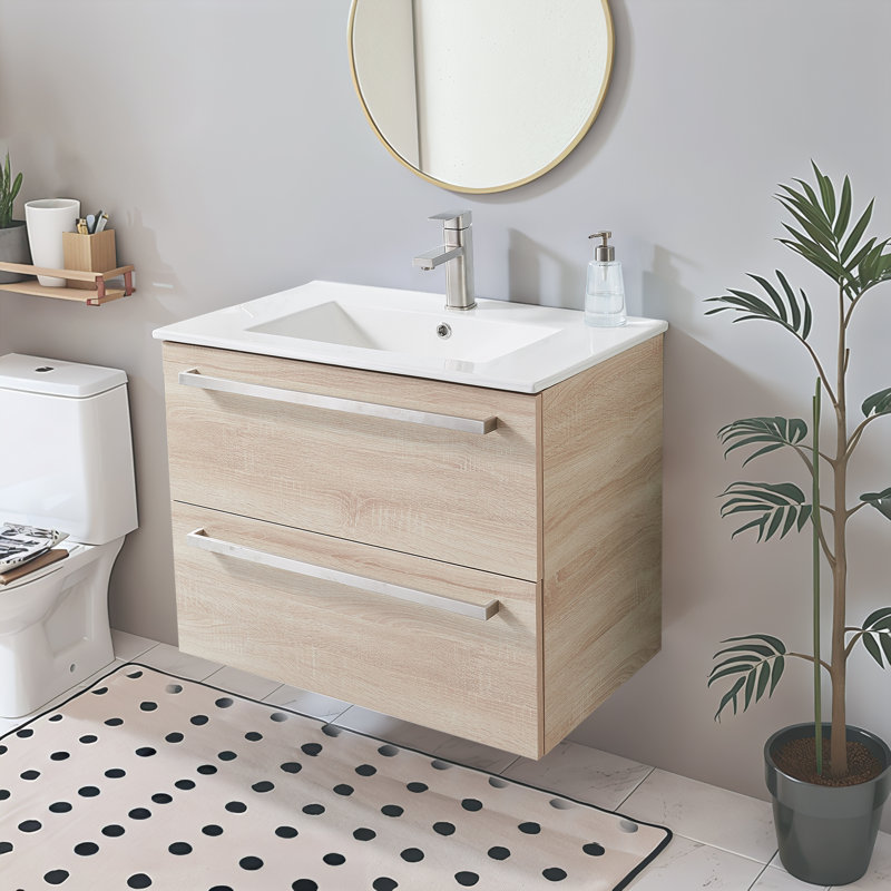 Ensemble de meuble-lavabo mural 30 po