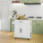 Sicilee Kitchen Cart with Manufactured Wood Top-1104807366