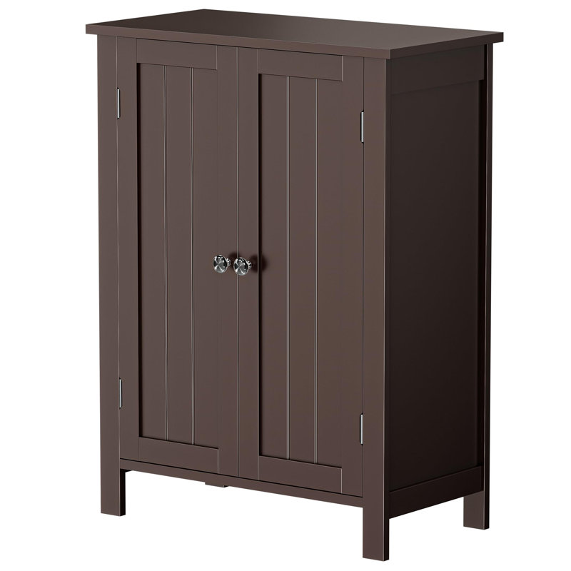 Brandice Freestanding Bathroom Cabinet, Brown