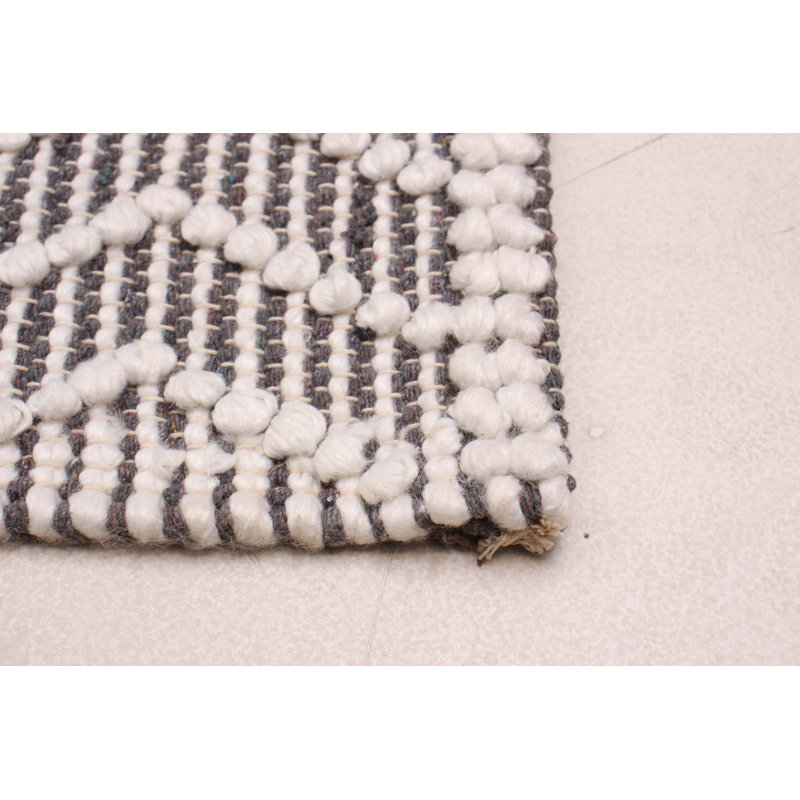 Spencel Wool Geometric Indoor Rug, Rectangle 6'1" x 9'1"