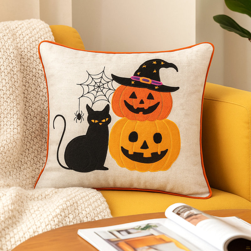 Coussin Halloween, Simple