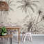 Grand Palm Lava Rock Peel and Stick Wall Mural, 108 x 156