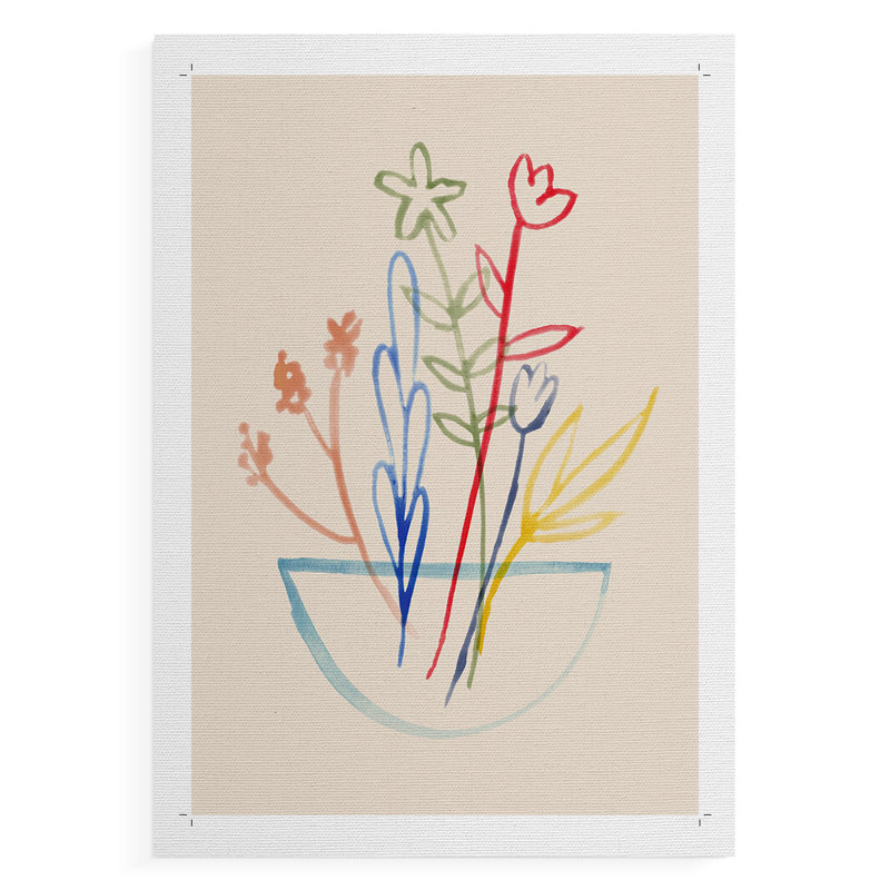 Fun Bunch II - Impression sur toile seulement - NON CADRE, H 12 po x l 8 po