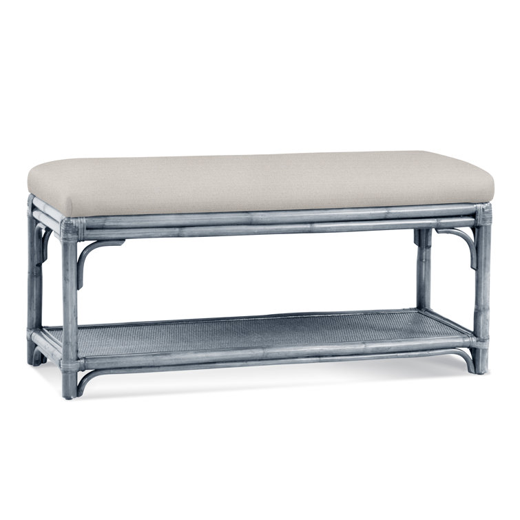 Banc de rangement en osier Summer Retreat
