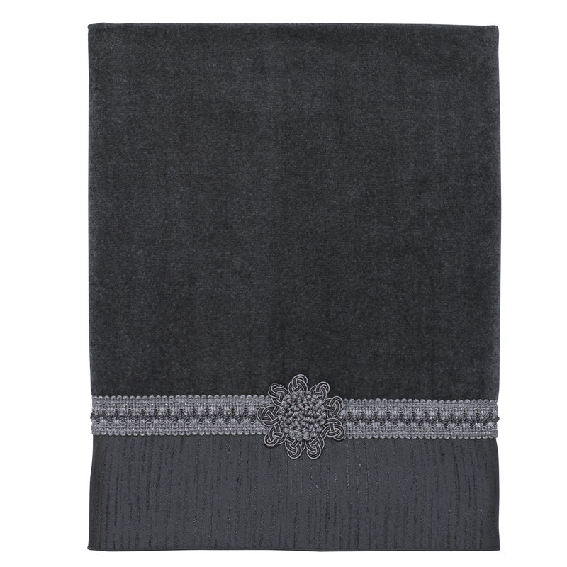 Canaday 100% Cotton Midweight Bath Towel, Granite