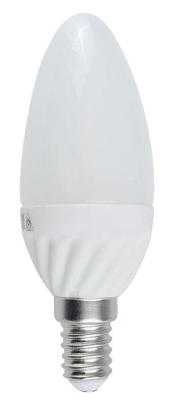 4W E14 LED Light Bulb Frosted, Cool White