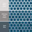 Carreau de mosaïque de plancher et de mur en porcelaine l 10 po 1/4 po x 11-7 / 8 po Tribeca-51020438