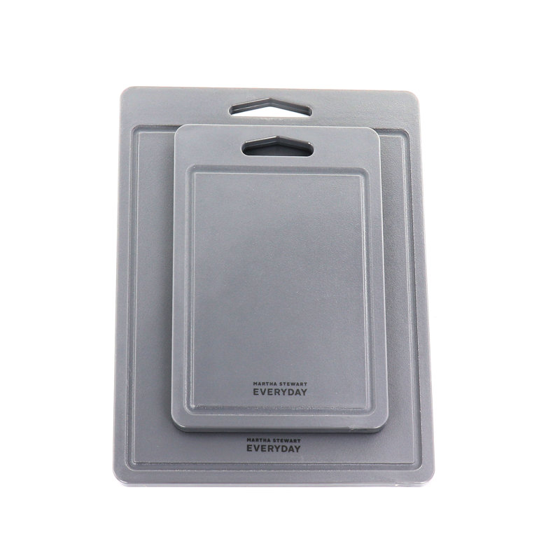 2 Piece Plastic Cutting Board Set