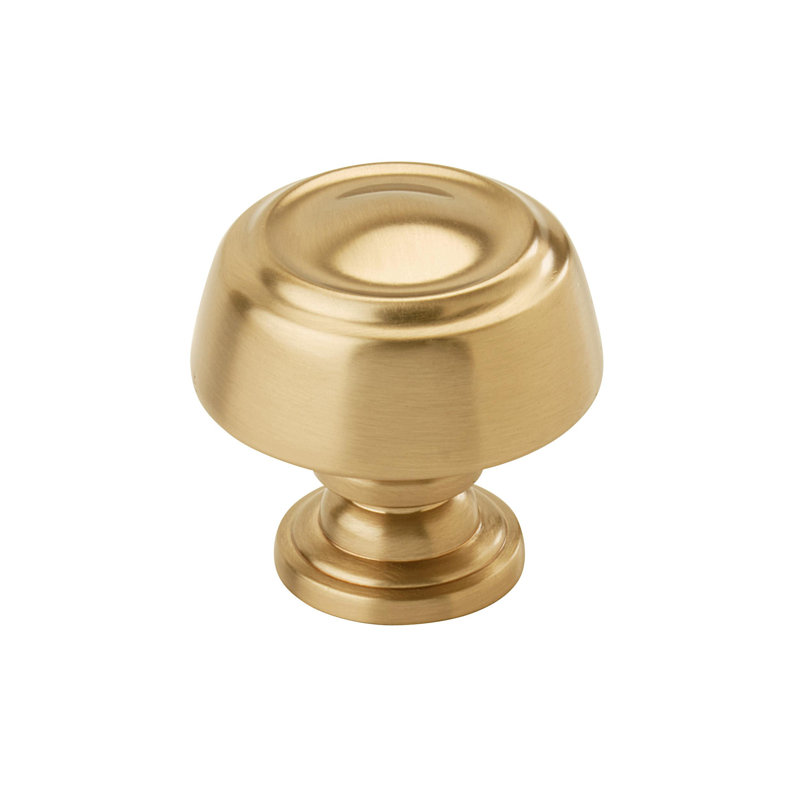 Poignée champignon Kane, H 1,1875 po x l 1,1875 po x P 1,1875 po, Bronze champagne