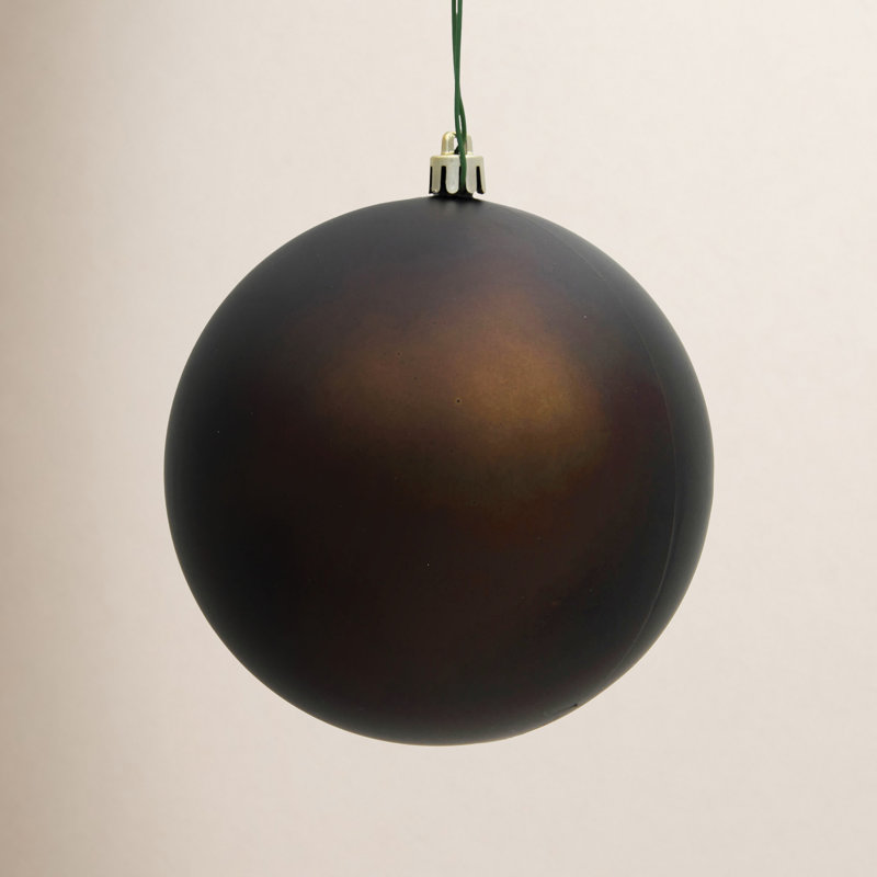 4'' Ball Ornament, Chocolate