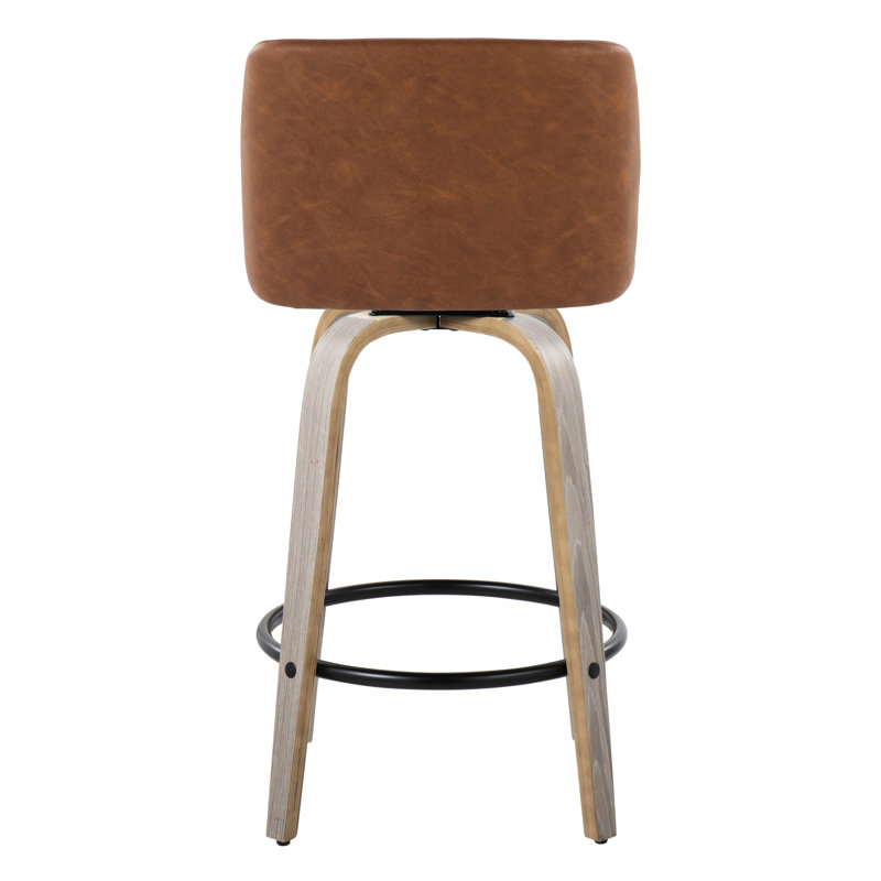 Tabouret de comptoir pivotant 26 po Camel