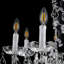Lustre en cristal de style bougie Keagyn