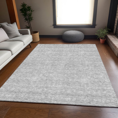 Tapis argenté de qualité supérieure lavable à la machine Prisco