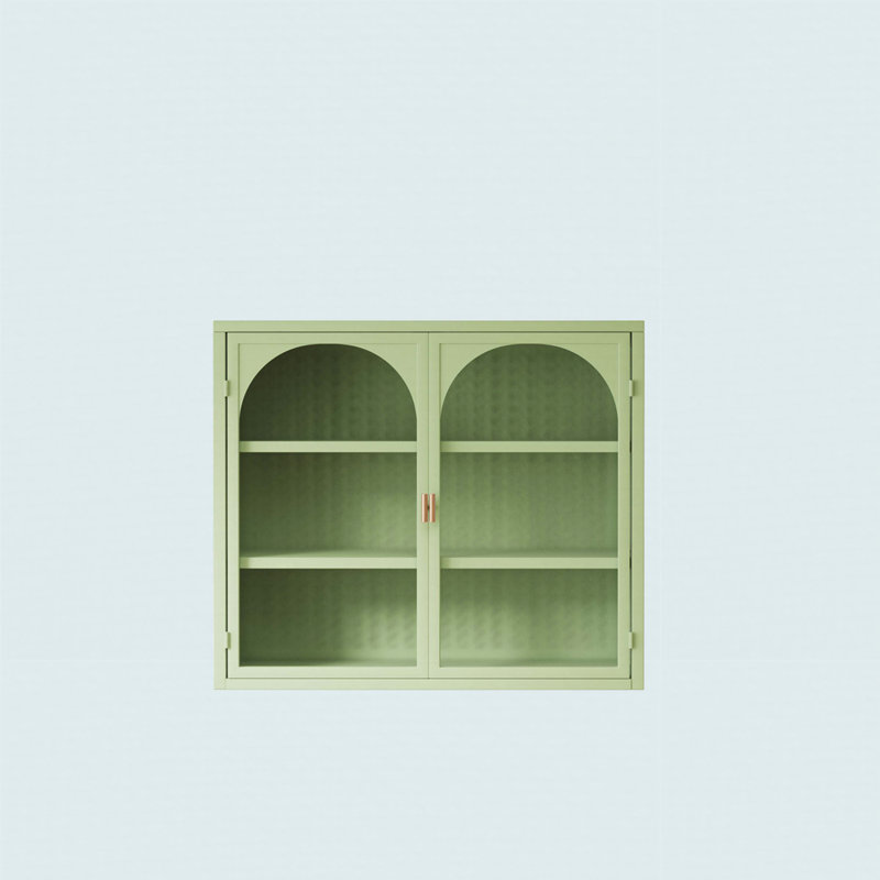 Armoire murale 27,56 po Jellisa, Vert