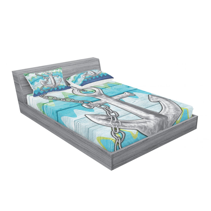 Microfiber Sheet Set, Queen Sheet Set with Fitted Sheet