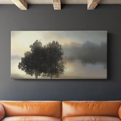 Misty Morning - Toile tendue avec châssis - Prêt à être accroché