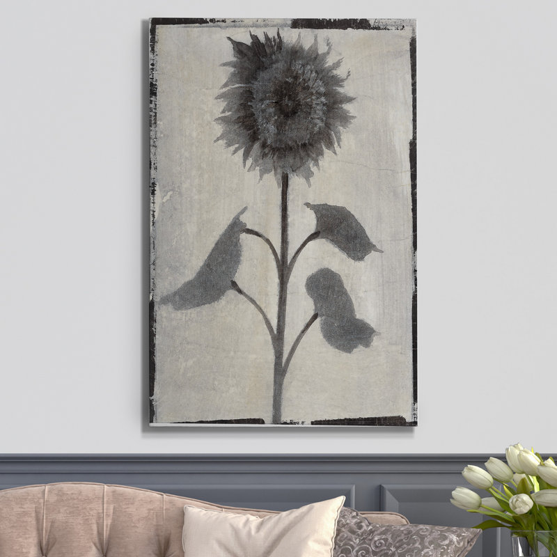 «Silk Botanicals V», reproduction sur toile tendue, H 12 po x l 8 po x P 1 po