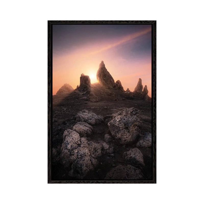 Devils Horns by Fabio Antenore - Print on Canvas, Black Framed, 152.5 cm H x 101.5 cm W
