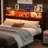Kulthum Upholstered Headboard with Storage Bags-1151887798-1151887793