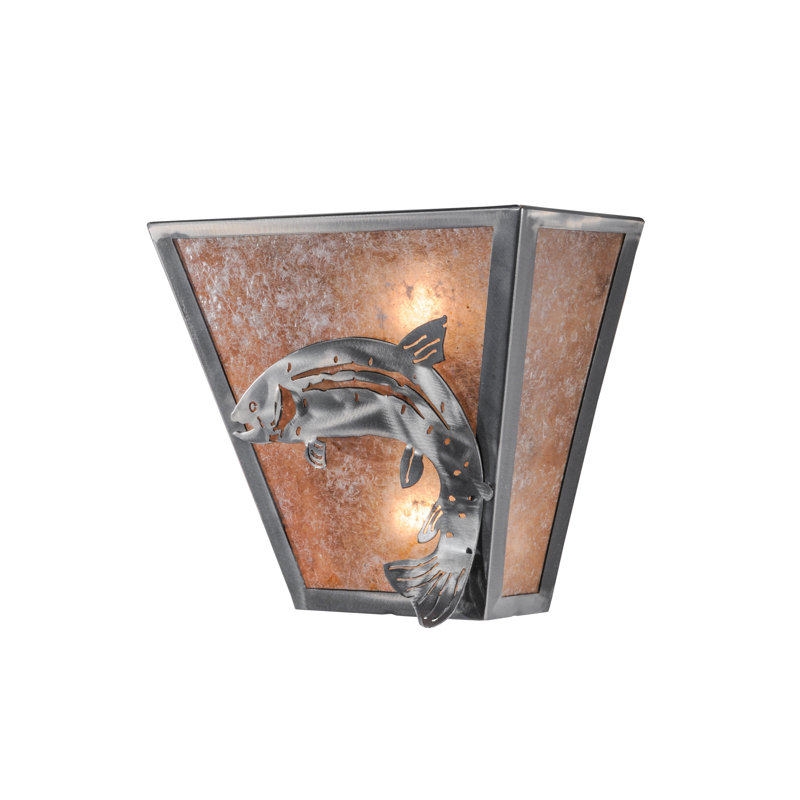 Leaping Trout 2 - Light Flush Mounted Sconce