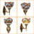 1-Light Tiffany-Style Stained Glass Wall Lamp With Bulb