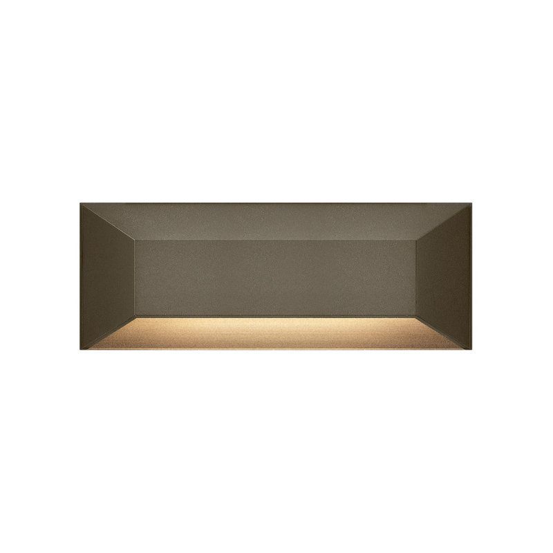 Hinkley Nuvi Rectangular Deck Sconce, Brown