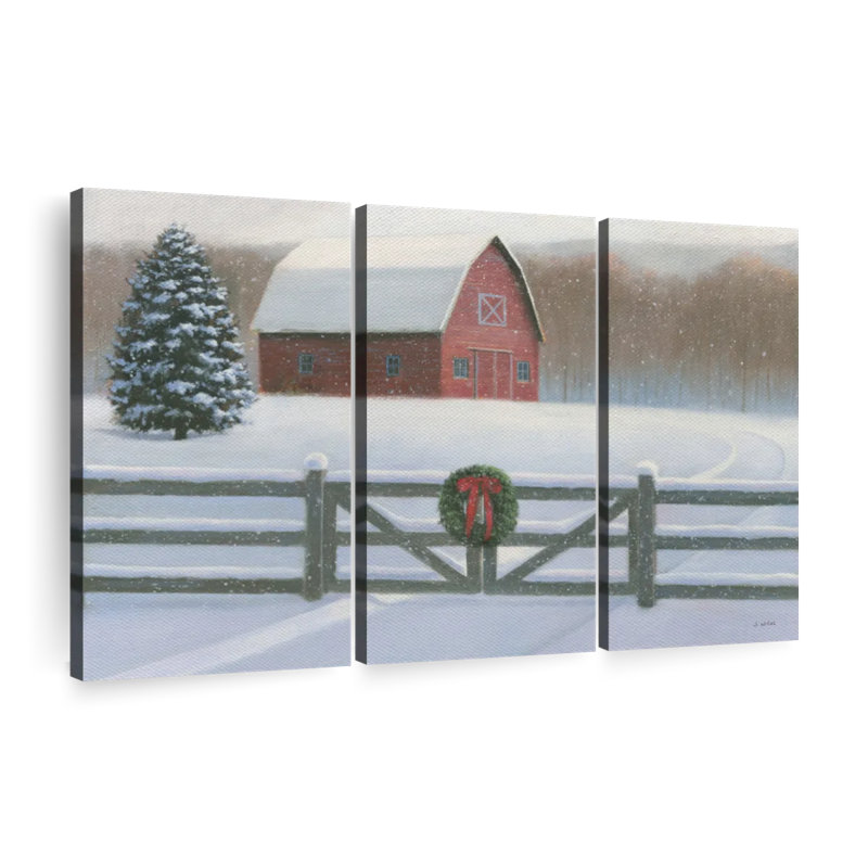 «Christmas Affinity VI» sur toile, H 28 po x l 45 po