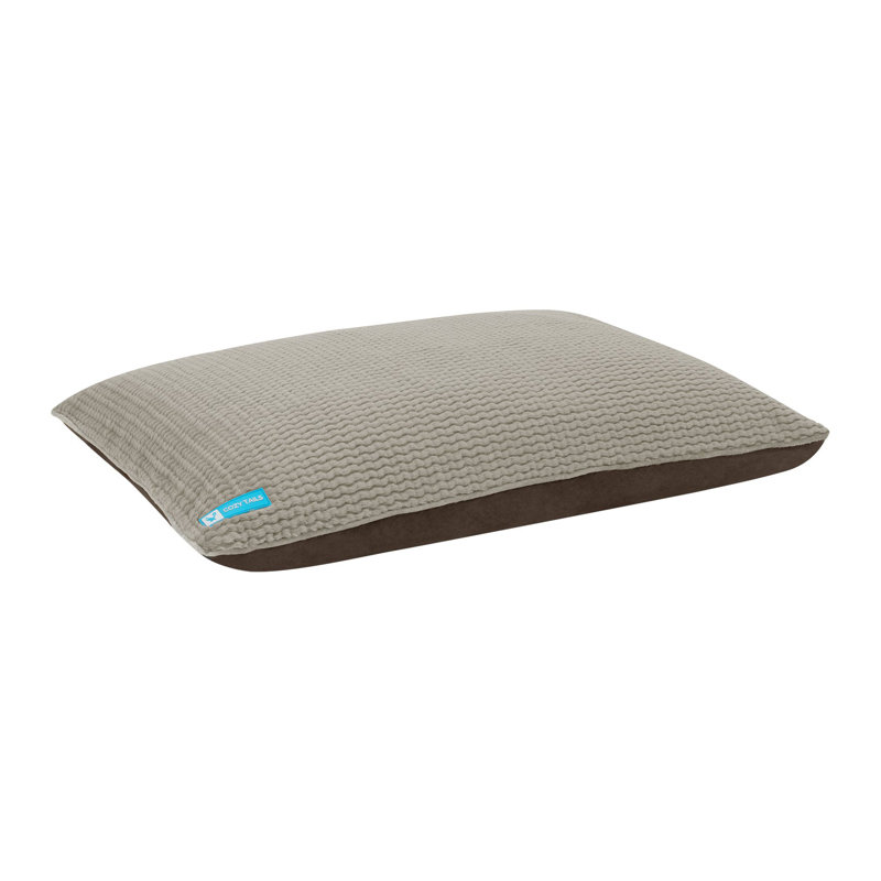 Double Side Reversible Comfy Pet Bed, Brown, 3.5" H x 35" W x 23" D