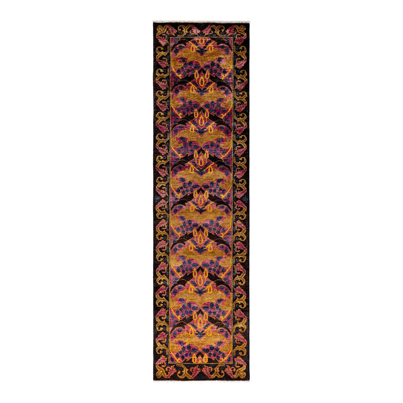 Arts & Crafts One-of-a-Kind 2' 7" X 10' 2" Hand Knotted Area Rug