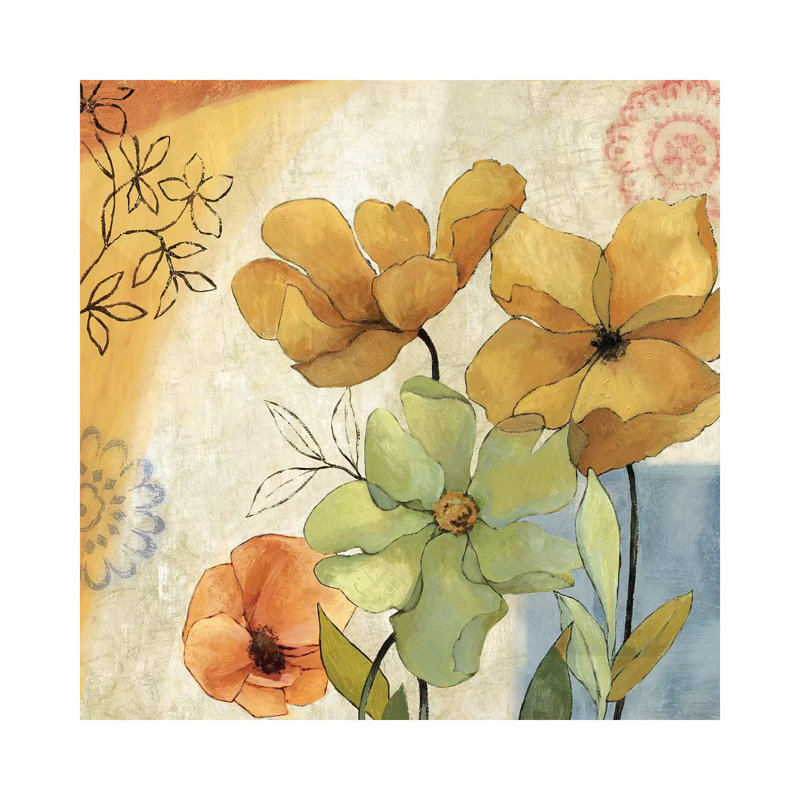 Olivia III 1 Piece Wrapped Canvas Painting, 93.98 cm H x 93.98 cm W x 3.175 cm D