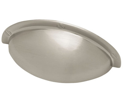(Paquet de 5) Nickel satiné à poignée coupelle 2 1/2 po