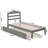 Elliana Solid Wood Platform Bed with Trundle-81971004-81971000