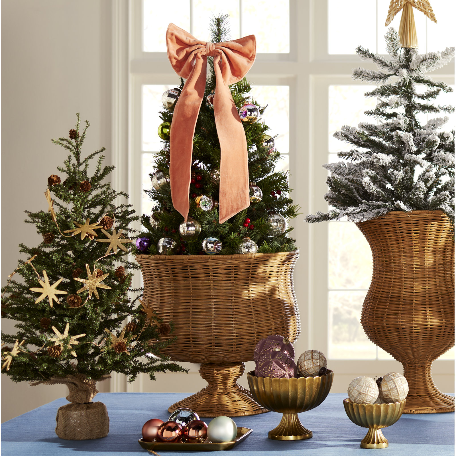 Eastport 3.5' Pre-Lit Pine Christmas Tree, 2.5' H, Unlit