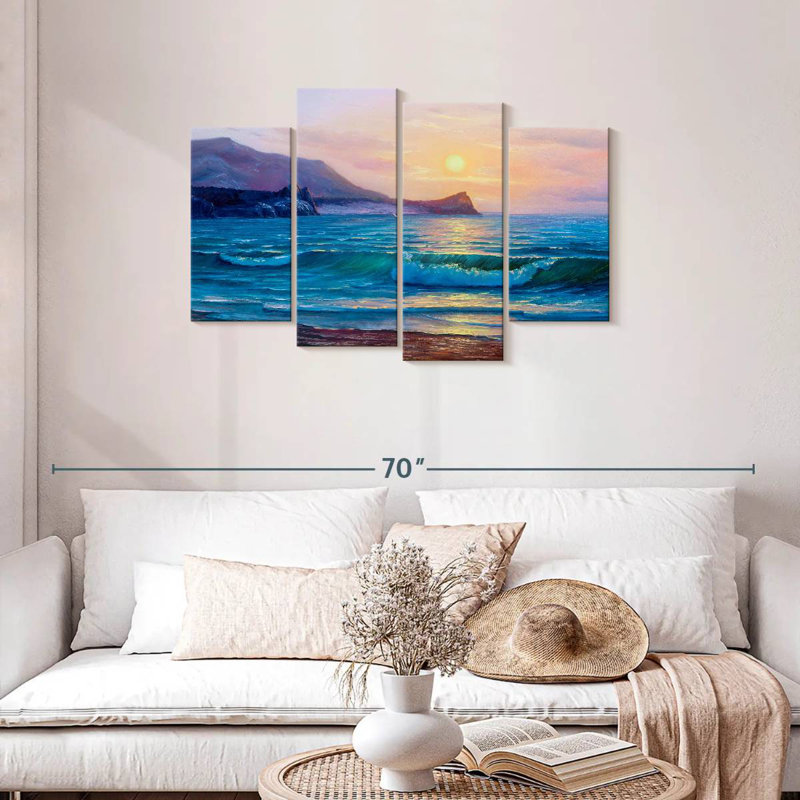 Gillard Calm Morning Waves, H 27 po x l 43 po