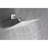 304 Stainless Steel High Showerhead - Rainfall Waterfall With Self-Cleaning, Bathroom, White, 8X8, 2.4Lb Shower Head Self Cleaning, 8"X8",-125173597