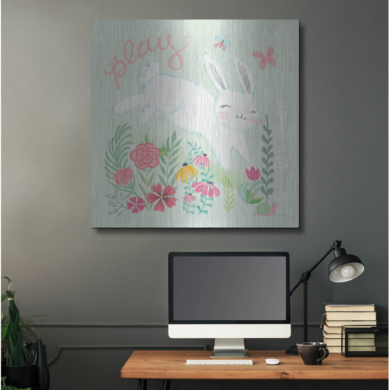 «Garden Friends I» par Mary Urban, H 36 po x l 36 po