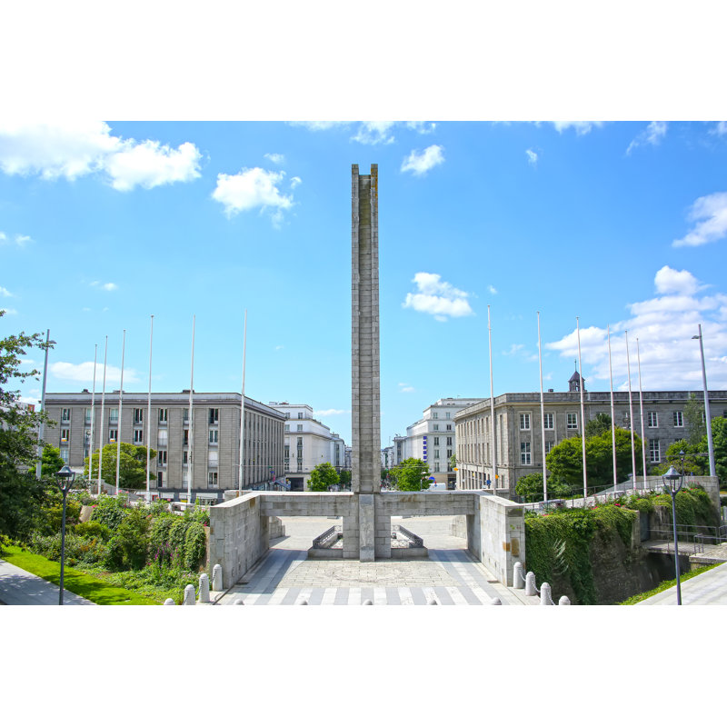 Square Mathon, Brest by LisaStrachan - Wrapped Canvas Print, 30cm H x 46cm W