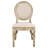 Louis Pop Wood – Fabric Back & Seat, Color: Antique Distressed by Chivari
