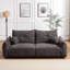 2 laine d'agneau avec tissu et coussins - Gris pour salon ergonomique