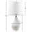 Asymmetrical Ceramic Table Lamp Grey See Below