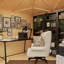 The Bengal Corner Tongue & Groove Log Cabin 10x10w