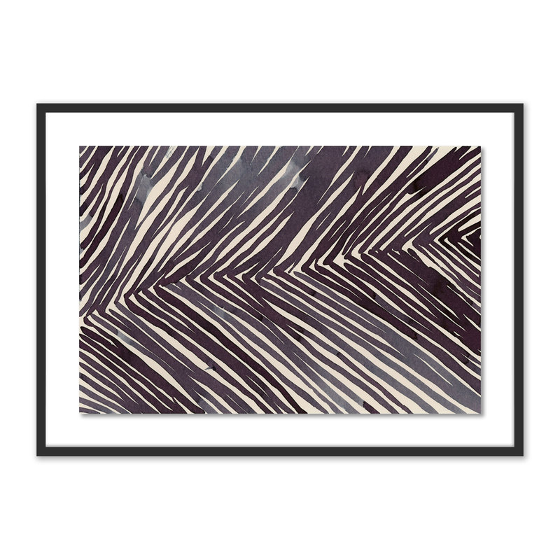 « night field 4 », reproduction encadrée, Noir, H 29 po x l 40 po x P 2,5 po