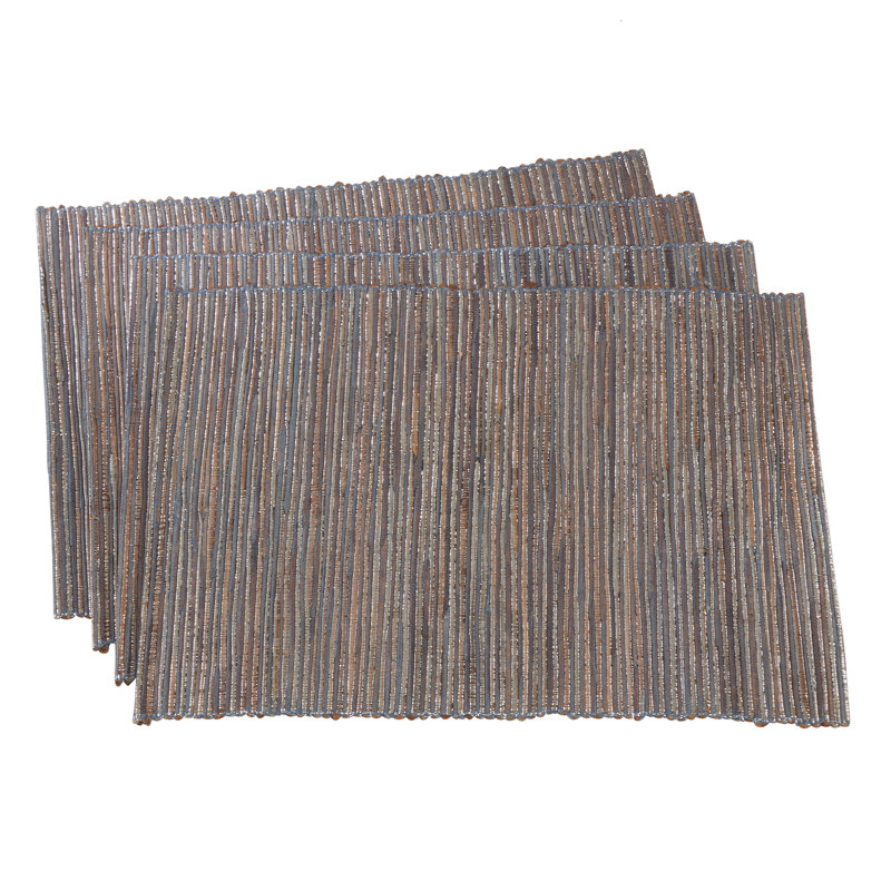 Napperon Bevis, Bleu/gris