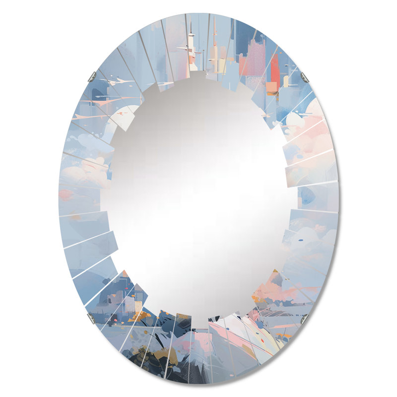 Araline Oval Mirror, 30" x 20"