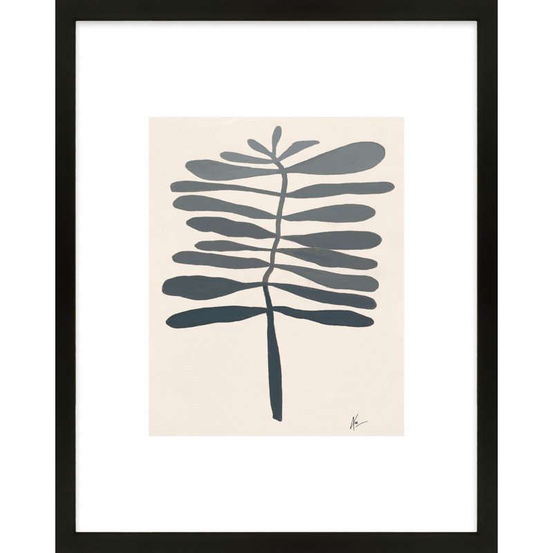 Flora 2 by Lee Lessem, 30" H x 24" W x 1.25" D, Black