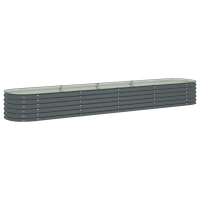 Pickell Galvanized Steel Raised Garden Planter