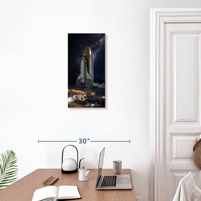 Space Shuttle, 24" H x 12" W