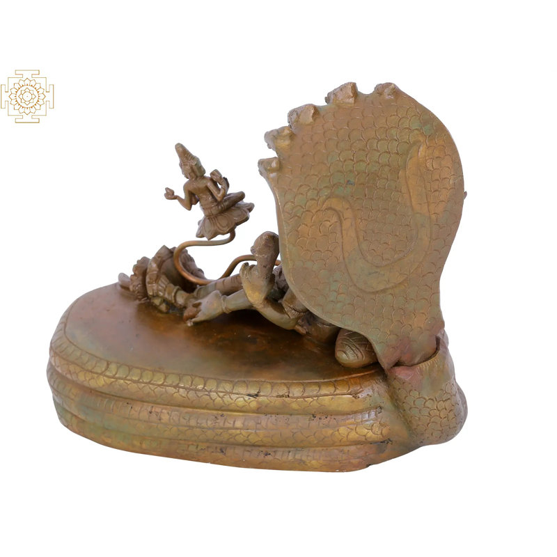 7 po Ranganatha | Madhuchista Vidhana (cire perdue) | Bronze Panchaloha de Swamimalai