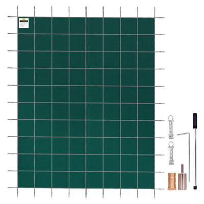 Inground Pool Safety Cover, Rectangular Winter Pool Cover