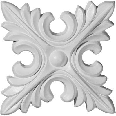 Lanarkshire 5.75 in. H x 5.75 in. W x 875 in. D Urethane Rosette Applique